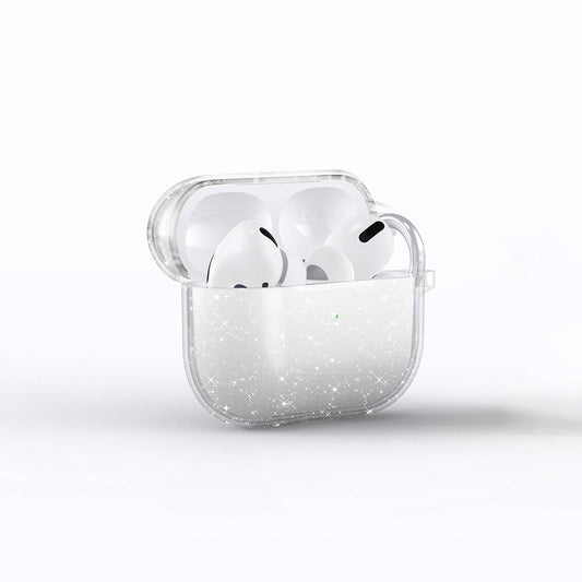 Apple Airpods 3. Nesil Zore Allstar Airbag 32 Parlayan Simli Saydam Renkli Kılıf Şeffaf
