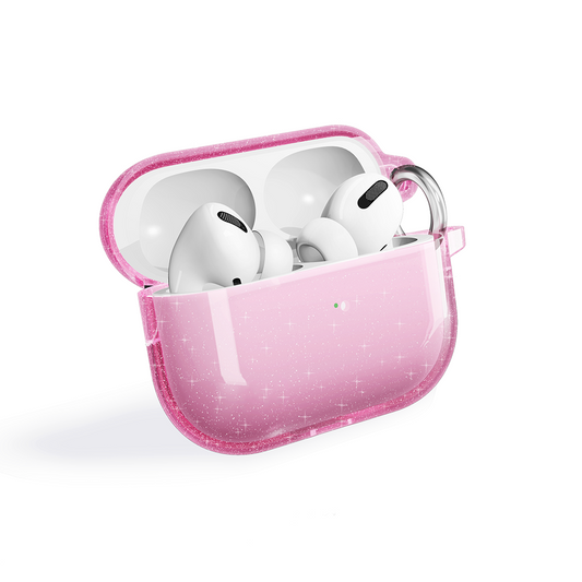Apple Airpods Pro 2 Zore Allstar Airbag 32 Parlayan Simli Saydam Renkli Kılıf Mor