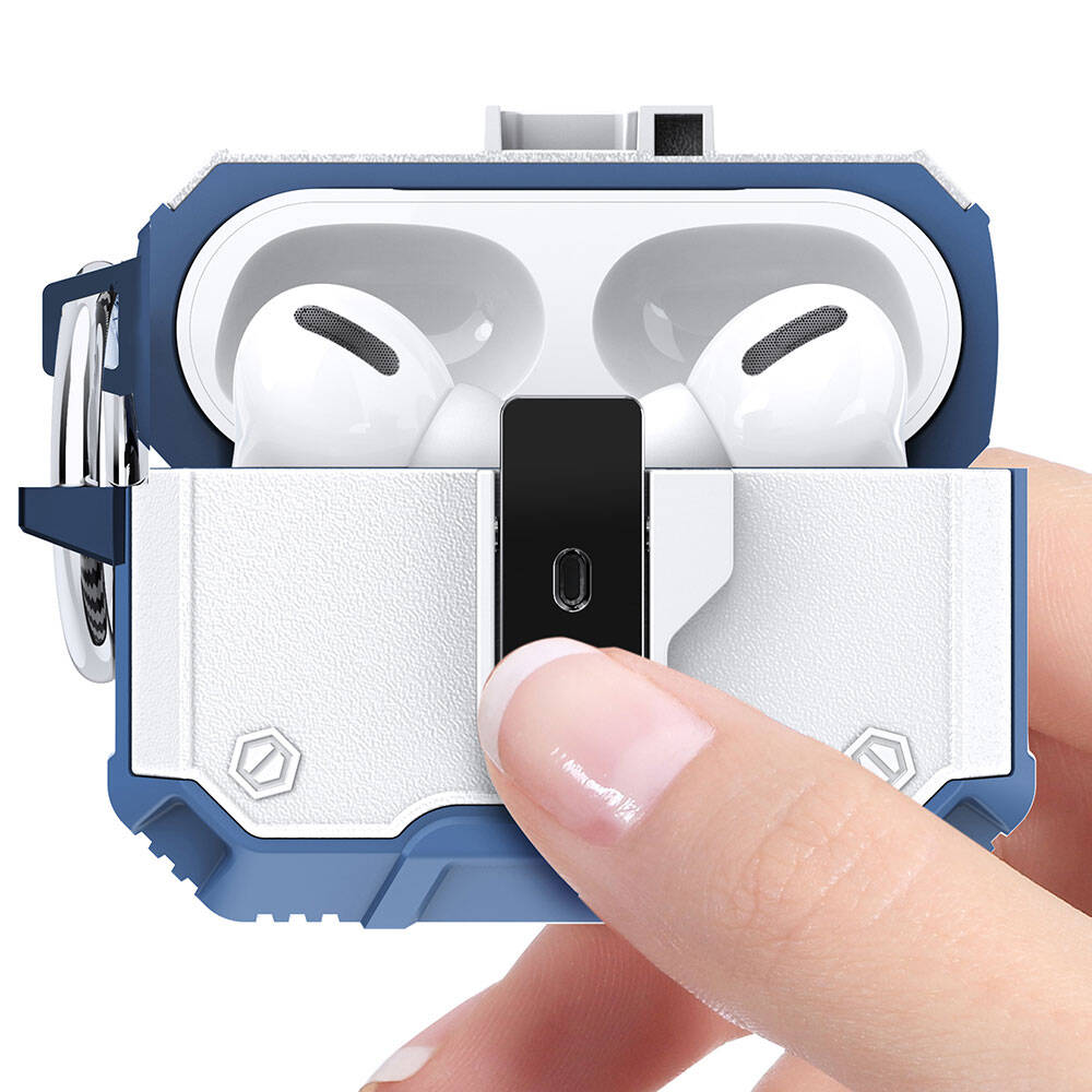 Apple Airpods Pro Zore Airbag 35 Darbelere Karşı Dayanıklı Düğmeli Kılıf Siyah