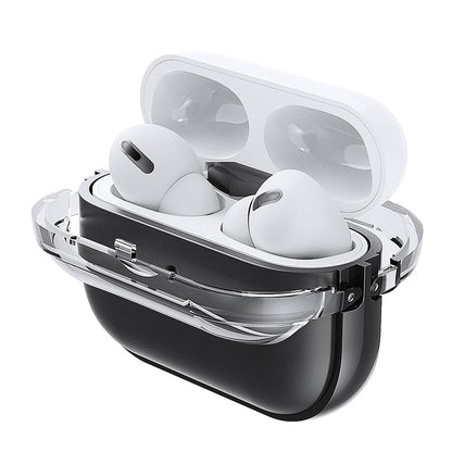 Apple Airpods Pro Zore Airbag 36 Darbelere Karşı Dayanıklı Kılıf Şeffaf-Beyaz