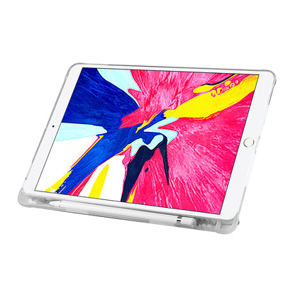 Apple iPad 10.2 2021 (9.Nesil) Kılıf Zore Tri Folding Kalem Bölmeli Standlı Kılıf Koyu Yeşil