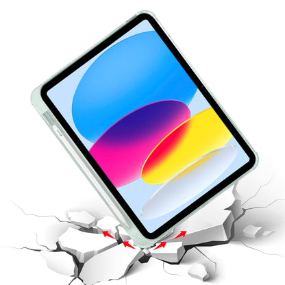 Apple iPad 10.9 2022 (10.Nesil) Kılıf Zore Tri Folding Kalem Bölmeli Standlı Kılıf Mor