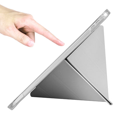 Apple iPad 11.Nesil 2025 Kılıf Zore Tri Folding Kalem Bölmeli Standlı Kılıf Siyah
