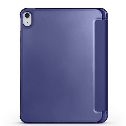 Apple iPad Air 10.9 2022 (10.Nesil) Zore Smart Cover Kalem Bölmeli Standlı 1-1 Kılıf Koyu Pembe
