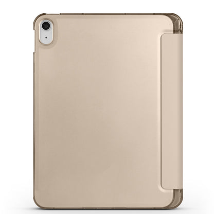 Apple iPad Air 10.9 2022 (10.Nesil) Zore Smart Cover Kalem Bölmeli Standlı 1-1 Kılıf Koyu Pembe