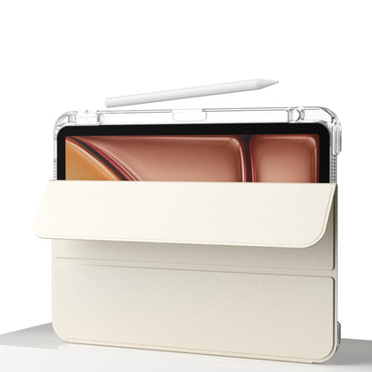 Apple iPad Air 11 2024 Kılıf Magnetik Ayrılabilen Airbagli Zore Sliding Tablet Kılıfı Lavender