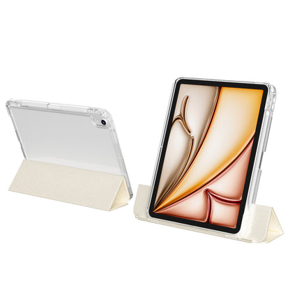 Apple iPad Air 11 2024 Kılıf Magnetik Ayrılabilen Airbagli Zore Sliding Tablet Kılıfı Siyah