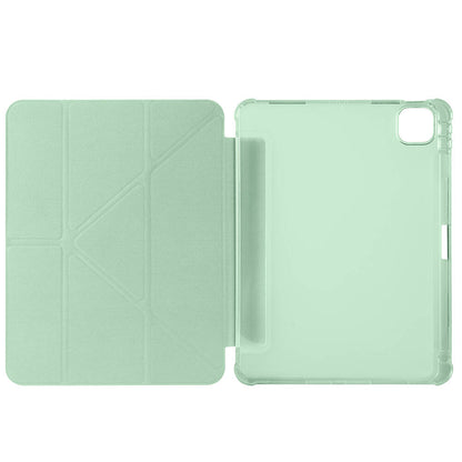 Apple iPad Air 11 2024 Kılıf Zore Tri Folding Kalem Bölmeli Standlı Kılıf Kırmızı