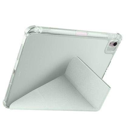 Apple iPad Air 11 2024 Kılıf Zore Tri Folding Kalem Bölmeli Standlı Kılıf Lacivert