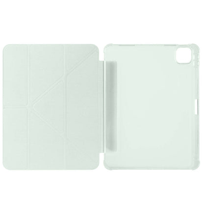 Apple iPad Air 11 2024 Kılıf Zore Tri Folding Kalem Bölmeli Standlı Kılıf Rose Gold