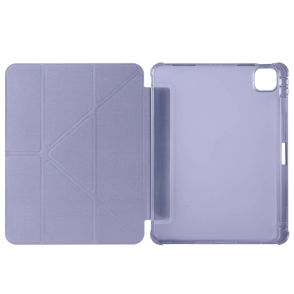 Apple iPad Air 11 2025 M3 Kılıf Zore Tri Folding Kalem Bölmeli Standlı Kılıf Koyu Yeşil