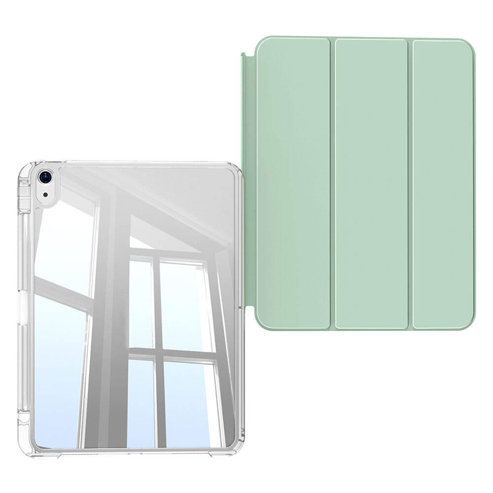 Apple iPad Air 13 2024 Kılıf Magnetik Ayrılabilen Airbagli Zore Sliding Tablet Kılıfı Lavender