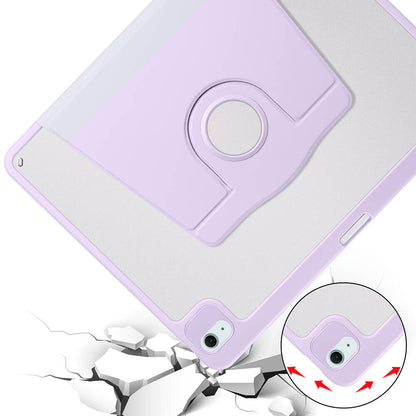 Apple iPad Air 13 2024 Kılıf Zore Termik Kalem Bölmeli Dönebilen Standlı Kılıf Lacivert