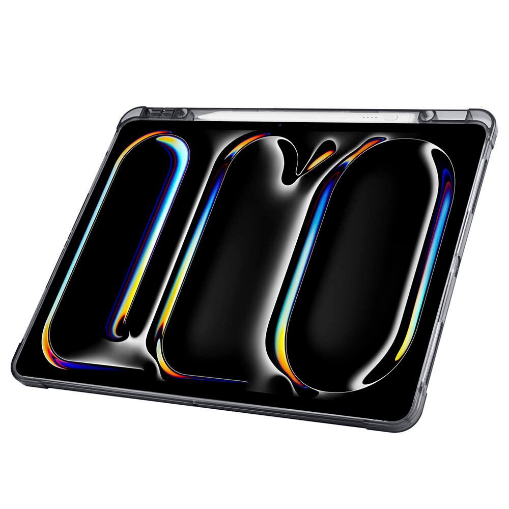 Apple iPad Air 13 2025 M3 Kılıf Zore Tri Folding Kalem Bölmeli Standlı Kılıf Mavi