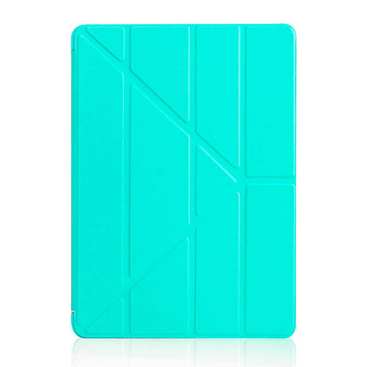 Apple iPad 10.2 (8.Nesil) Kılıf Zore Tri Folding Standlı Kılıf Turkuaz