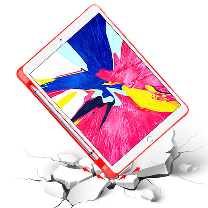 Apple iPad Pro 10.5 (7.Nesil) Kılıf Zore Tri Folding Kalem Bölmeli Standlı Kılıf Lacivert