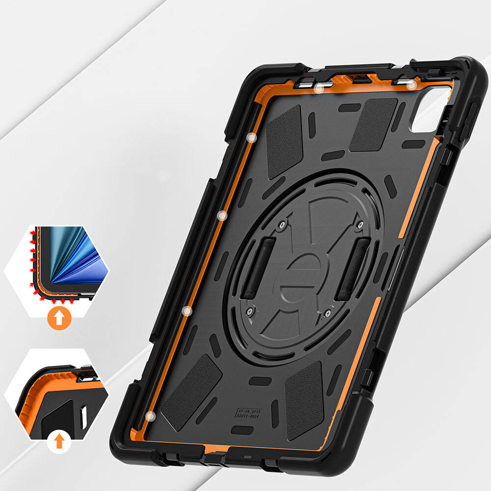 Apple iPad Pro 11 2022 M2 Zore Defender Tablet Silikon Siyah