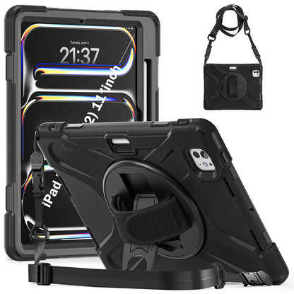 Apple iPad Pro 11 2024 Zore Defender Tablet Silikon Siyah