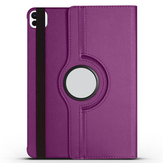 Apple iPad Pro 11 2024 Zore Dönebilen Standlı Kılıf Mor