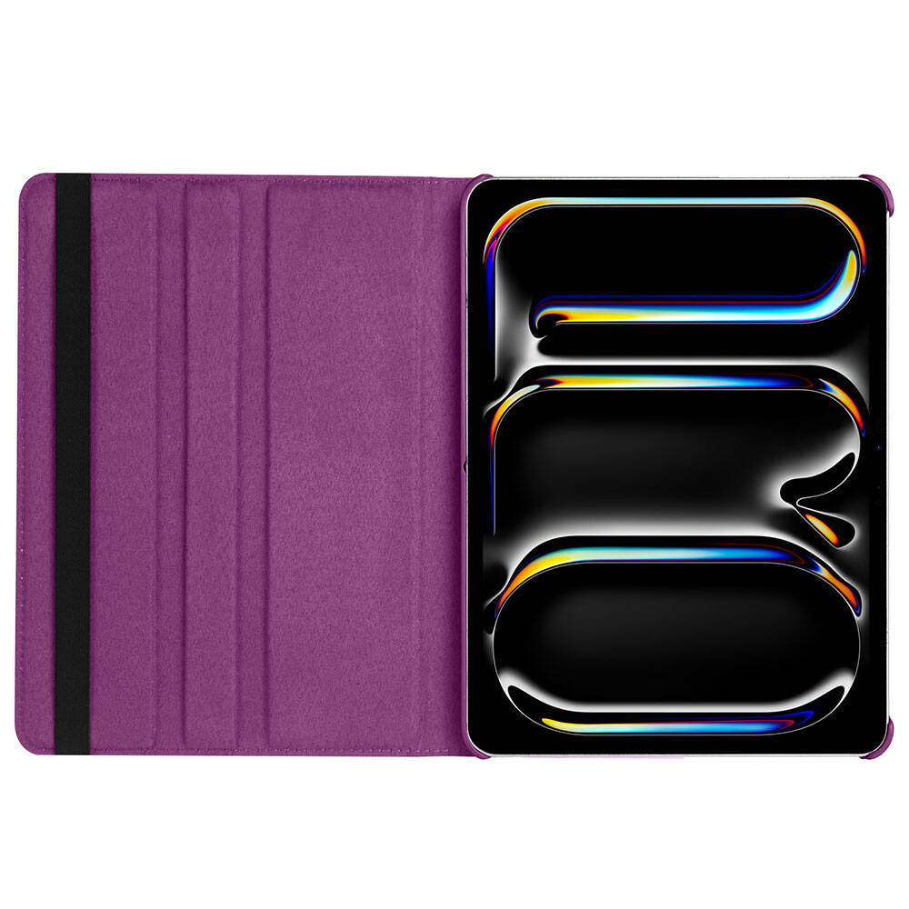 Apple iPad Pro 11 2024 Zore Dönebilen Standlı Kılıf Mavi