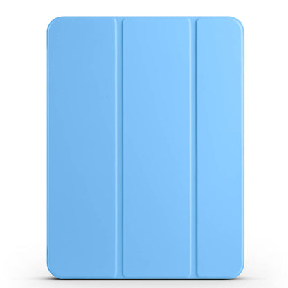 Apple iPad Pro 11 2024 Zore Smart Cover Kalem Bölmeli Standlı 1-1 Kılıf Mavi