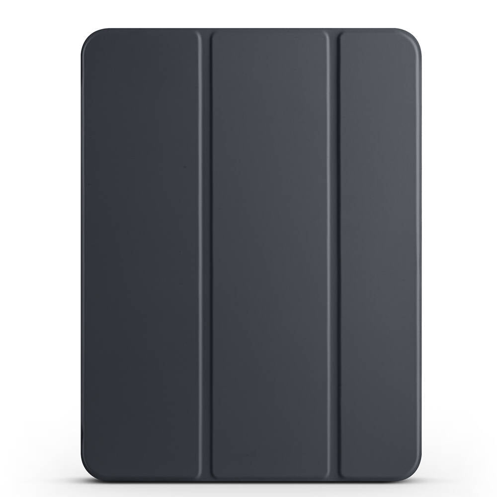 Apple iPad Pro 11 2024 Zore Smart Cover Kalem Bölmeli Standlı 1-1 Kılıf Siyah