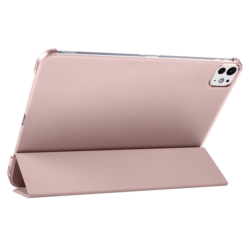 Apple iPad Pro 11 2024 Zore Smart Cover Kalem Bölmeli Standlı 1-1 Kılıf Mor