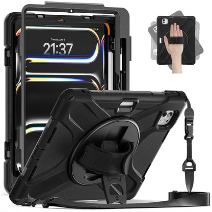 Apple iPad Pro 11 2025 M5 Zore Defender Tablet Silikon Siyah