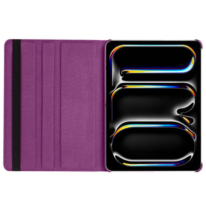Apple iPad Pro 11 2025 M5 Zore Dönebilen Standlı Kılıf Mor