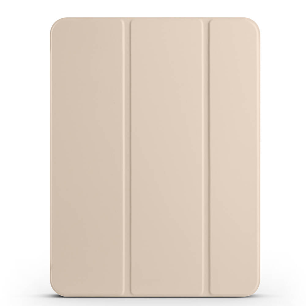 Apple iPad Pro 11 2025 M5 Zore Smart Cover Kalem Bölmeli Standlı 1-1 Kılıf Gold