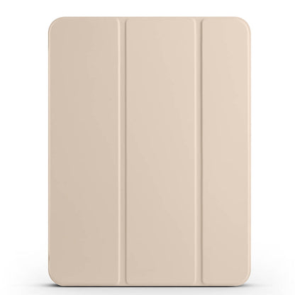 Apple iPad Pro 11 2025 M5 Zore Smart Cover Kalem Bölmeli Standlı 1-1 Kılıf Gold