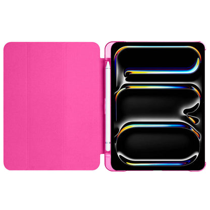 Apple iPad Pro 11 2025 M5 Zore Smart Cover Kalem Bölmeli Standlı 1-1 Kılıf Lila