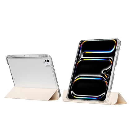 Apple iPad Pro 13 2024 Kılıf Magnetik Ayrılabilen Airbagli Zore Sliding Tablet Kılıfı