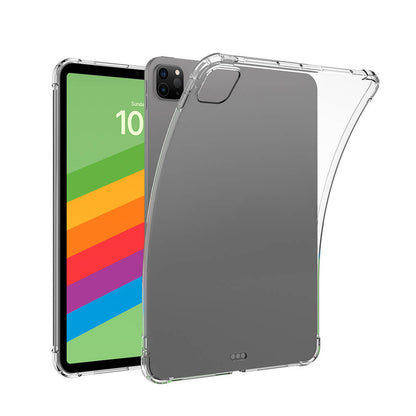 Apple iPad Pro 13 2024 Kılıf Zore Tablet Nitro Anti Shock Silikon Kapak Şeffaf