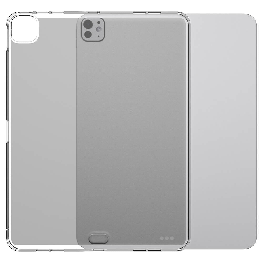 Apple iPad Pro 13 2024 Kılıf Zore Tablet Süper Silikon Kapak Şeffaf