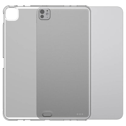 Apple iPad Pro 13 2024 Kılıf Zore Tablet Süper Silikon Kapak Şeffaf