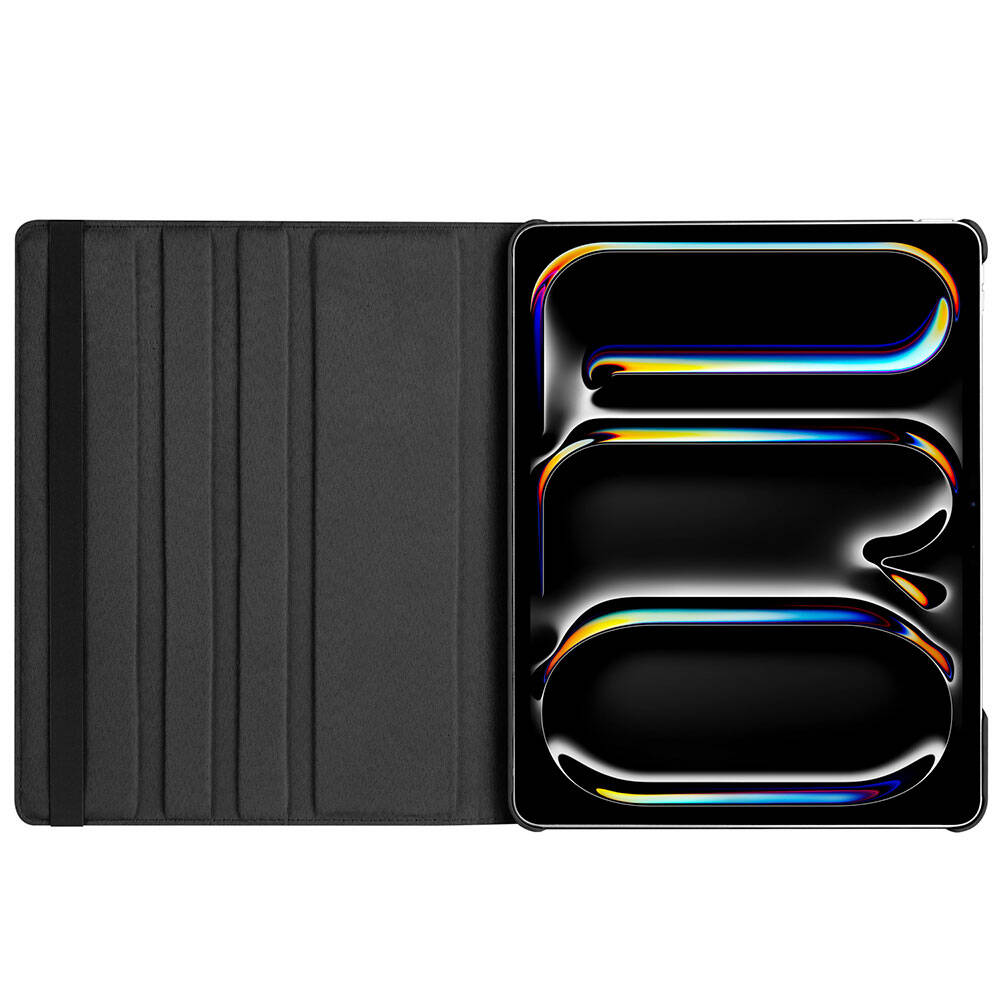 Apple iPad Pro 13 2024 Zore Dönebilen Standlı Kılıf Mavi