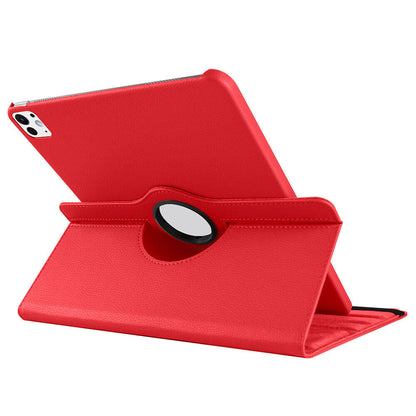 Apple iPad Pro 13 2025 M5 Zore Dönebilen Standlı Kılıf Mor