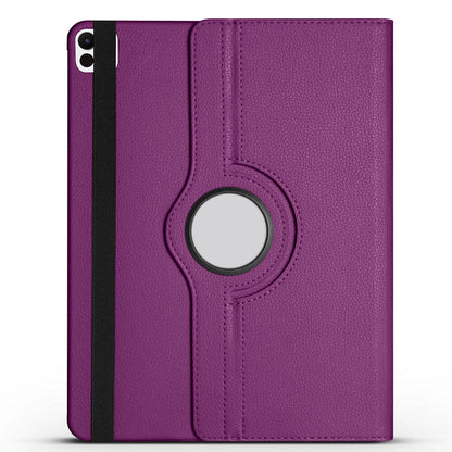 Apple iPad Pro 13 2025 M5 Zore Dönebilen Standlı Kılıf Mor