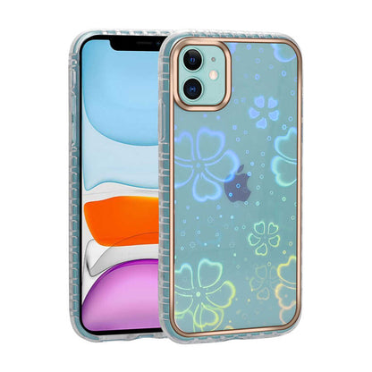 Apple iPhone 11 Kılıf Desenli Parlayan Transparan Zore Avva Kapak