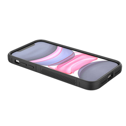 Apple iPhone 11 Kılıf Esnek TPU Oyuklu Arka Yüzey Tasarımlı Zore Etnik Silikon Kapak Kırmızı