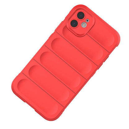 Apple iPhone 11 Kılıf Esnek TPU Oyuklu Arka Yüzey Tasarımlı Zore Etnik Silikon Kapak Lacivert