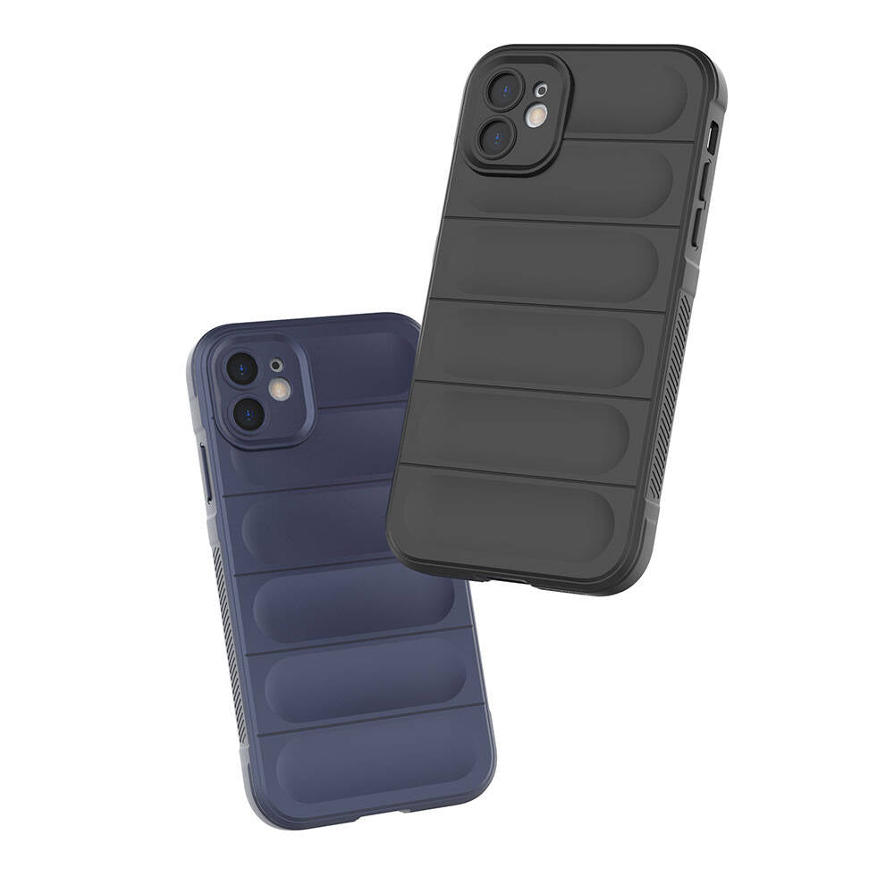 Apple iPhone 11 Kılıf Esnek TPU Oyuklu Arka Yüzey Tasarımlı Zore Etnik Silikon Kapak Kırmızı