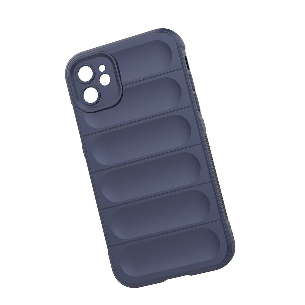 Apple iPhone 11 Kılıf Esnek TPU Oyuklu Arka Yüzey Tasarımlı Zore Etnik Silikon Kapak Kırmızı