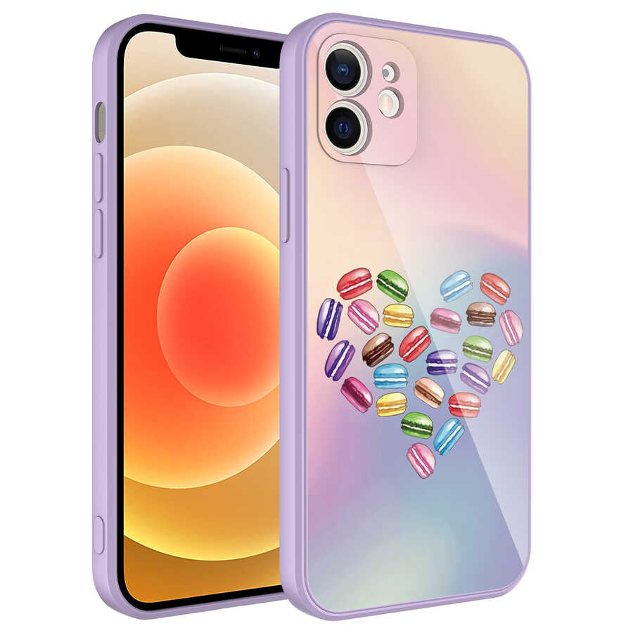 Apple iPhone 11 Kılıf Kamera Korumalı Desenli Sert Silikon Zore Epoksi Kapak