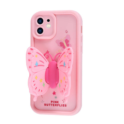 Apple iPhone 11 Kılıf Kamera Korumalı Figür Tasarımlı Zore Kapya Kapak Koyu Kahve