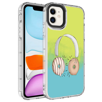 Apple iPhone 11 Kılıf Kamera Korumalı Renkli Desenli Sert Silikon Zore Korn Kapak