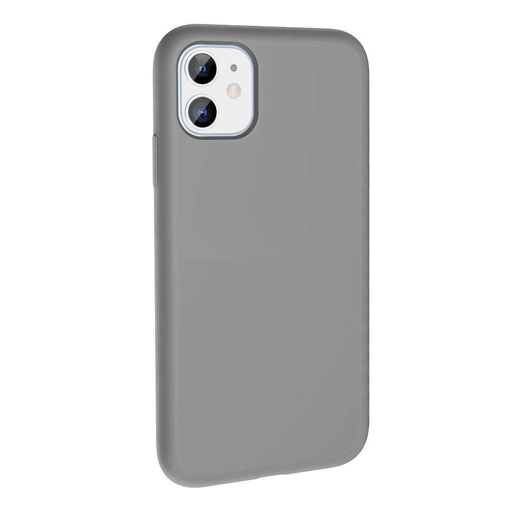 Apple iPhone 11 Kılıf M-safe Şarj Özellikli Sıvı Teknolojili Silinebilir Sert Zore Kivi Kapak Lacivert