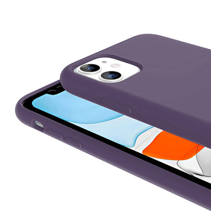 Apple iPhone 11 Kılıf M-safe Şarj Özellikli Sıvı Teknolojili Silinebilir Sert Zore Kivi Kapak Pembe