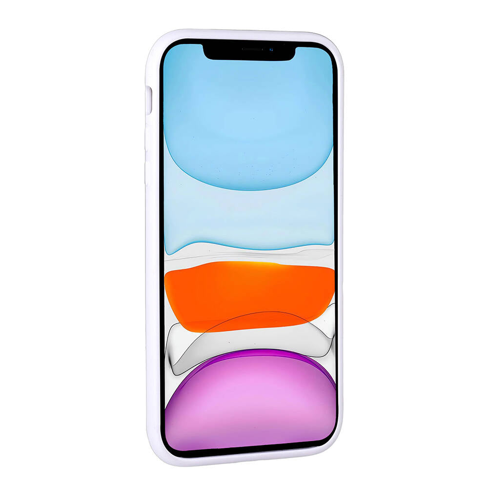 Apple iPhone 11 Kılıf Parlak Taşlı Tasarım Zore Pırlanta Kapak Lila